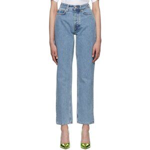 Won Hundred Blue Distressed Pearl Jeans